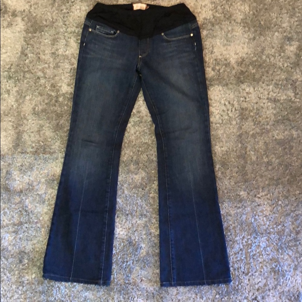 Paige Maternity Laurel Canyon Boot Cut Jeans